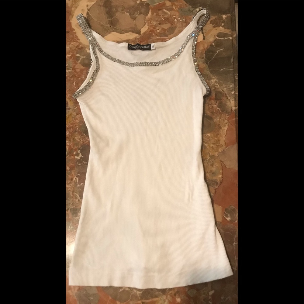 BLING! Dolce&Gabbana Rhinestone Summer Tank Top 40